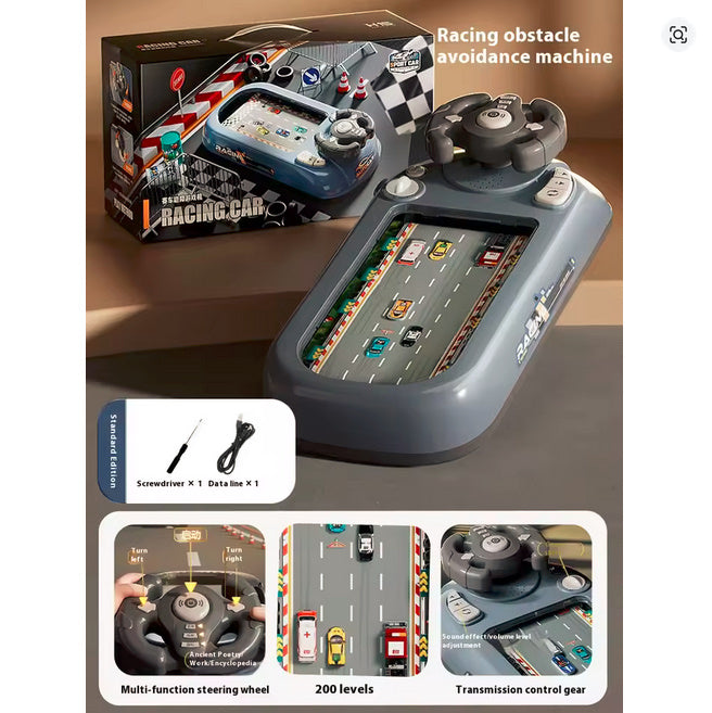 Race Car Steering Wheel Driving Simulator