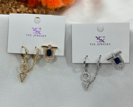 3 in 1 earrings ZN003