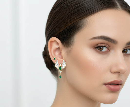 3 in 1 earrings ZN007