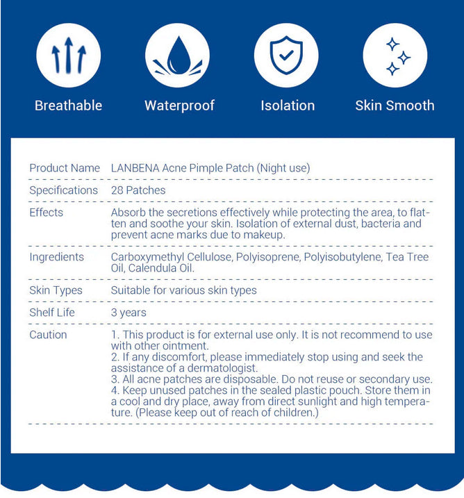 Acne Pimple Patch Night Use