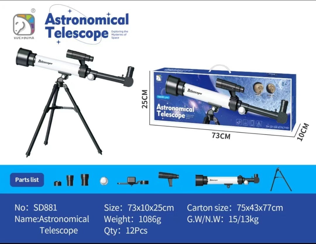 XYM SD881 DIY Astronomical Telescope