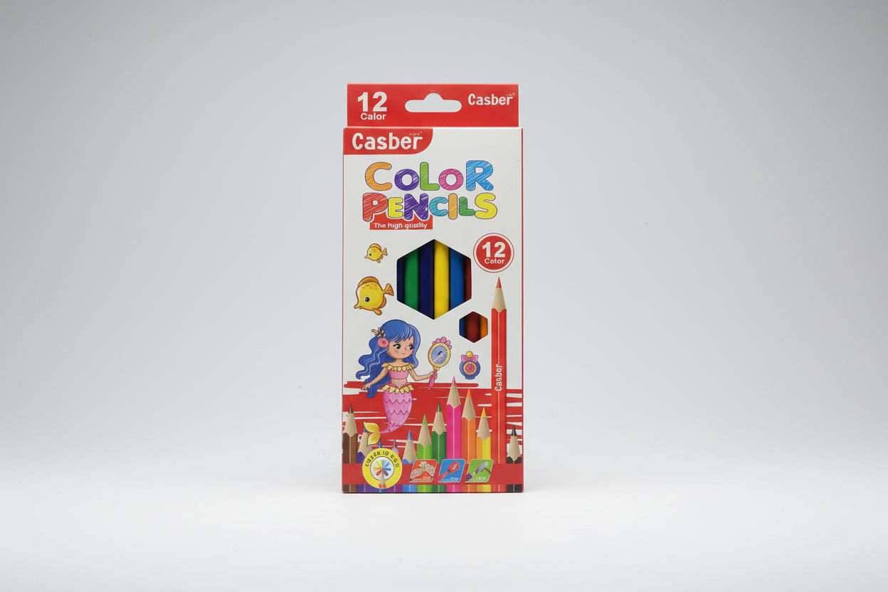 Casber coloring pencils 12 colors
