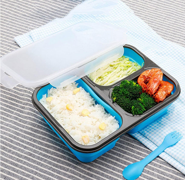 Collapsible Food Storage Container Bento Lunch Box