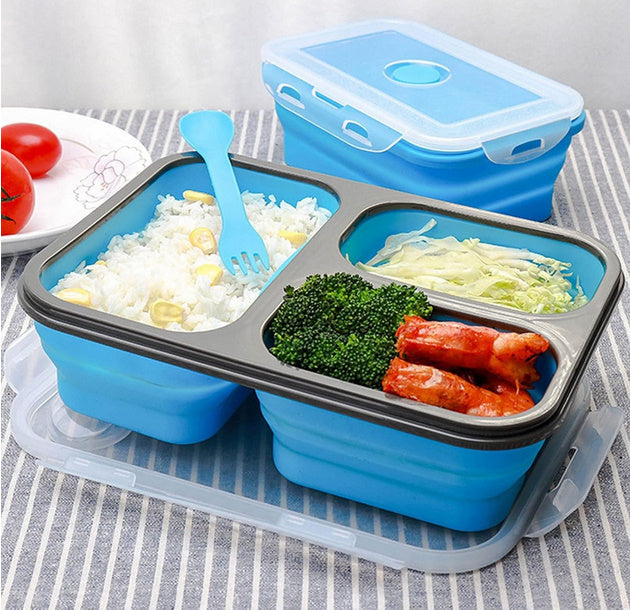 Collapsible Food Storage Container Bento Lunch Box