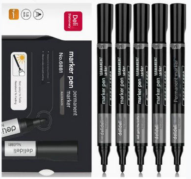 Deli Permanent Marker 10 Pens / Box