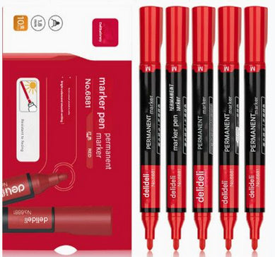 Deli Permanent Marker 10 Pens / Box