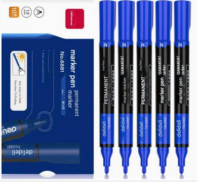 Deli Permanent Marker 10 Pens / Box