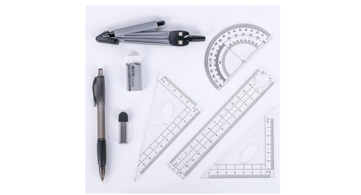 Geometry Set with Magnifiyer