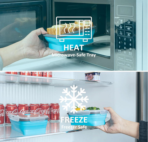 Collapsible Food Storage Container Bento Lunch Box