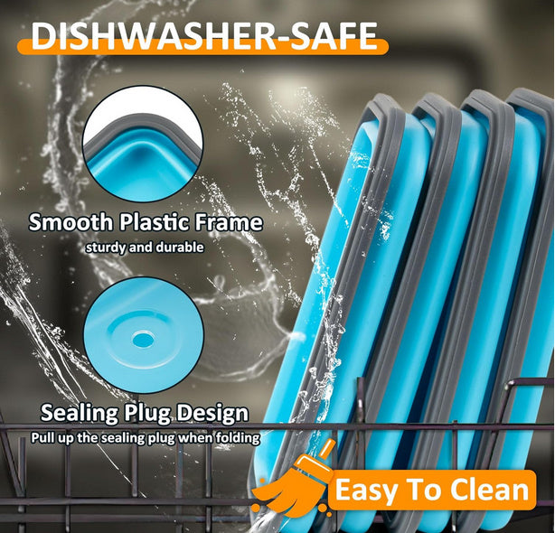 Collapsible Food Storage Container Bento Lunch Box