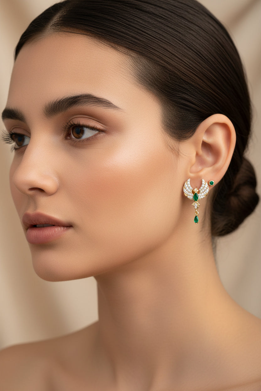 3 in 1 earrings ZN007