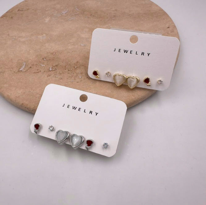 Earrings set 925 silver sterling MB001