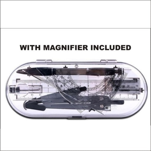 Geometry Set with Magnifiyer